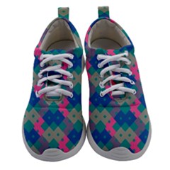 Geo Puzzle Athletic Shoes by tmsartbazaar