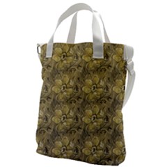 Retro Stlye Floral Decorative Print Pattern Canvas Messenger Bag