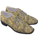 Retro Stlye Floral Decorative Print Pattern Women Heeled Oxford Shoes View3