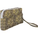 Retro Stlye Floral Decorative Print Pattern Wristlet Pouch Bag (Small) View2