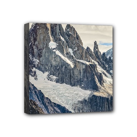 Cerro Torre, Glacier National Park, Argentina Mini Canvas 4  X 4  (stretched) by dflcprintsclothing