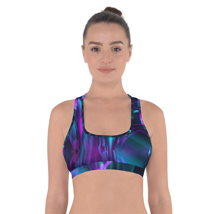 Drunk Vision Cross Back Sports Bra