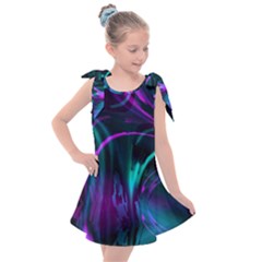 Drunk Vision Kids  Tie Up Tunic Dress