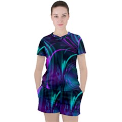 Drunk Vision Women s Tee and Shorts Set