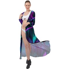 Drunk Vision Maxi Chiffon Beach Wrap by MRNStudios