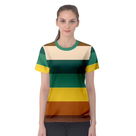 Retro 80s Women s Sport Mesh Tee by tmsartbazaar