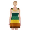 Retro 80s V-Neck Sleeveless Dress View2