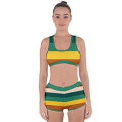 Retro 80s Racerback Boyleg Bikini Set by tmsartbazaar