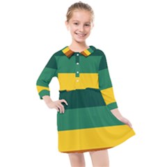 Retro 80s Kids  Quarter Sleeve Shirt Dress