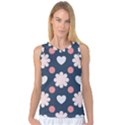 Flowers and Hearts  Women s Basketball Tank Top View1