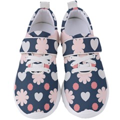 Flowers And Hearts  Women s Velcro Strap Shoes by MooMoosMumma