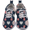 Flowers and Hearts  Kids Athletic Shoes View1