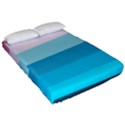 Sea And Sunset Fitted Sheet (Queen Size) View2