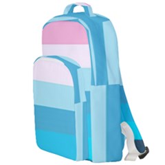 Sea And Sunset Double Compartment Backpack by tmsartbazaar