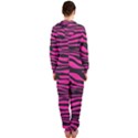 Pink Zebra Hooded Jumpsuit (Ladies)  View2