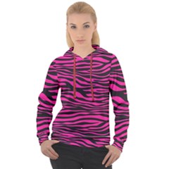 Pink Zebra Women s Overhead Hoodie