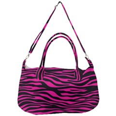 Pink Zebra Removal Strap Handbag by Angelandspot