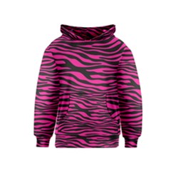 Pink Zebra Kids  Pullover Hoodie