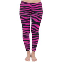 Pink Zebra Classic Winter Leggings