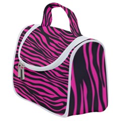 Pink Zebra Satchel Handbag by Angelandspot