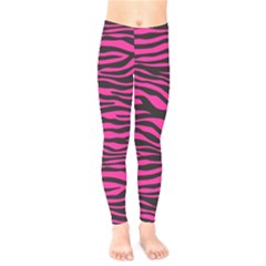 Pink Zebra Kids  Leggings