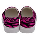 Pink Zebra Men s Canvas Slip Ons View4