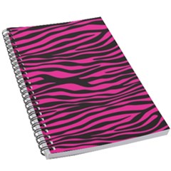 Pink Zebra 5 5  X 8 5  Notebook