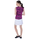 Pink Zebra Women s Sleeveless Sports Top View2