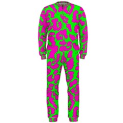 Neon Big Cat Onepiece Jumpsuit (men)  by Angelandspot