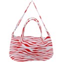 Red and White Zebra Removal Strap Handbag View2