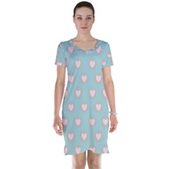 Stir Crazy For You - Blue  Short Sleeve Nightdress