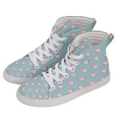 Stir Crazy For You - Blue  Women s Hi-top Skate Sneakers by MooMoosMumma