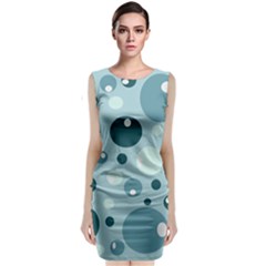 Agatonia Pattern Classic Sleeveless Midi Dress