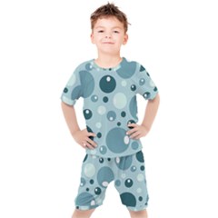 Agatonia Pattern Kids  Tee And Shorts Set