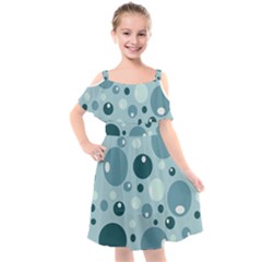 Agatonia Pattern Kids  Cut Out Shoulders Chiffon Dress by MooMoosMumma