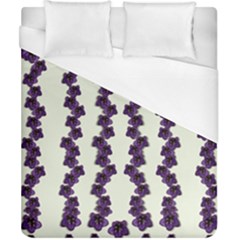 Blue Flowers Of Peace Small Of Love Duvet Cover (california King Size)