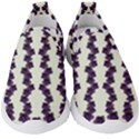 Blue Flowers Of Peace Small Of Love Kids  Slip On Sneakers View1