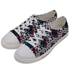 Boho Geometric Women s Low Top Canvas Sneakers