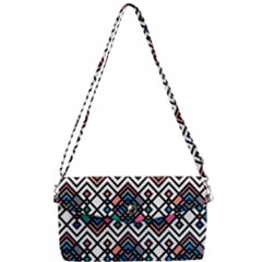 Boho Geometric Removable Strap Clutch Bag