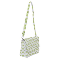 Bright Leaves Motif Print Pattern Design Shoulder Bag With Back Zipper by dflcprintsclothing