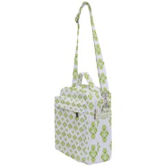 Bright Leaves Motif Print Pattern Design Crossbody Day Bag by dflcprintsclothing