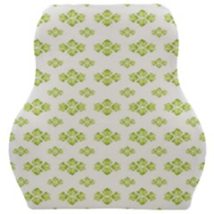 Bright Leaves Motif Print Pattern Design Car Seat Velour Cushion  by dflcprintsclothing