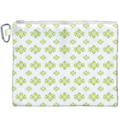 Bright Leaves Motif Print Pattern Design Canvas Cosmetic Bag (xxxl) by dflcprintsclothing