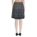 Ethnic Black And White Geometric Print Pleated Skirt View2