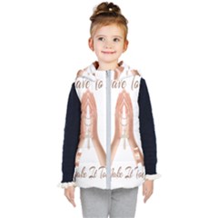 Panther World Limited Edition Prayer  Kids  Hooded Puffer Vest by Pantherworld143