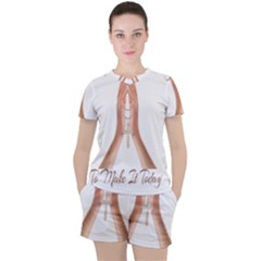 Panther World Limited Edition Prayer  Women s Tee And Shorts Set