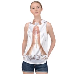 Panther World Limited Edition Prayer  High Neck Satin Top