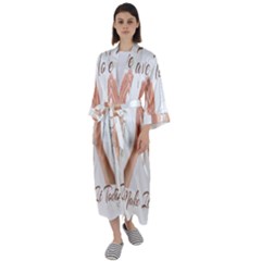 Panther World Limited Edition Prayer  Maxi Satin Kimono by Pantherworld143