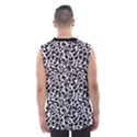 Leopard spots, white, brown black, animal fur print Men s Basketball Tank Top View2