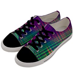 Glitch Men s Low Top Canvas Sneakers by Angelandspot